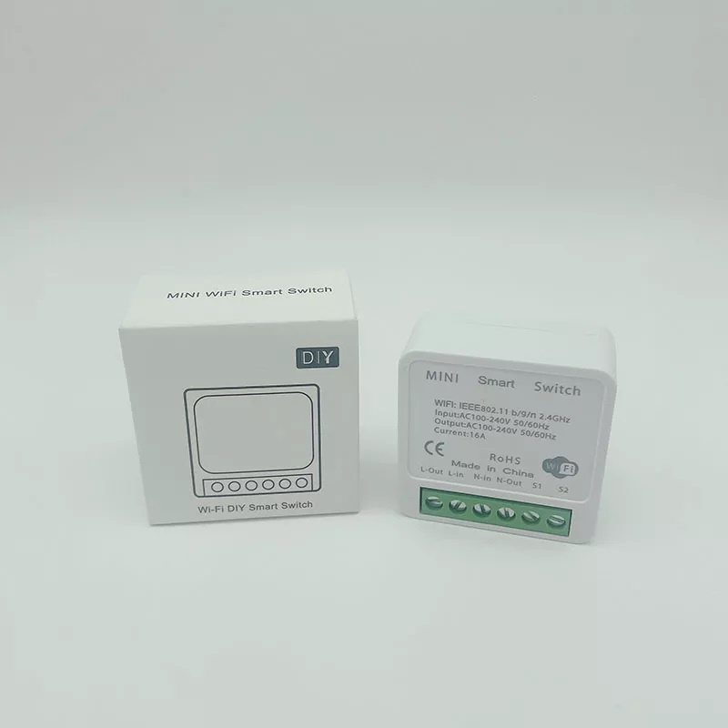 Công tắc thông minh wifi TUYA Module 16 A mini theo dõi bật tắt máy bơm nước thiết bị điện từ xa qua điện thoại
