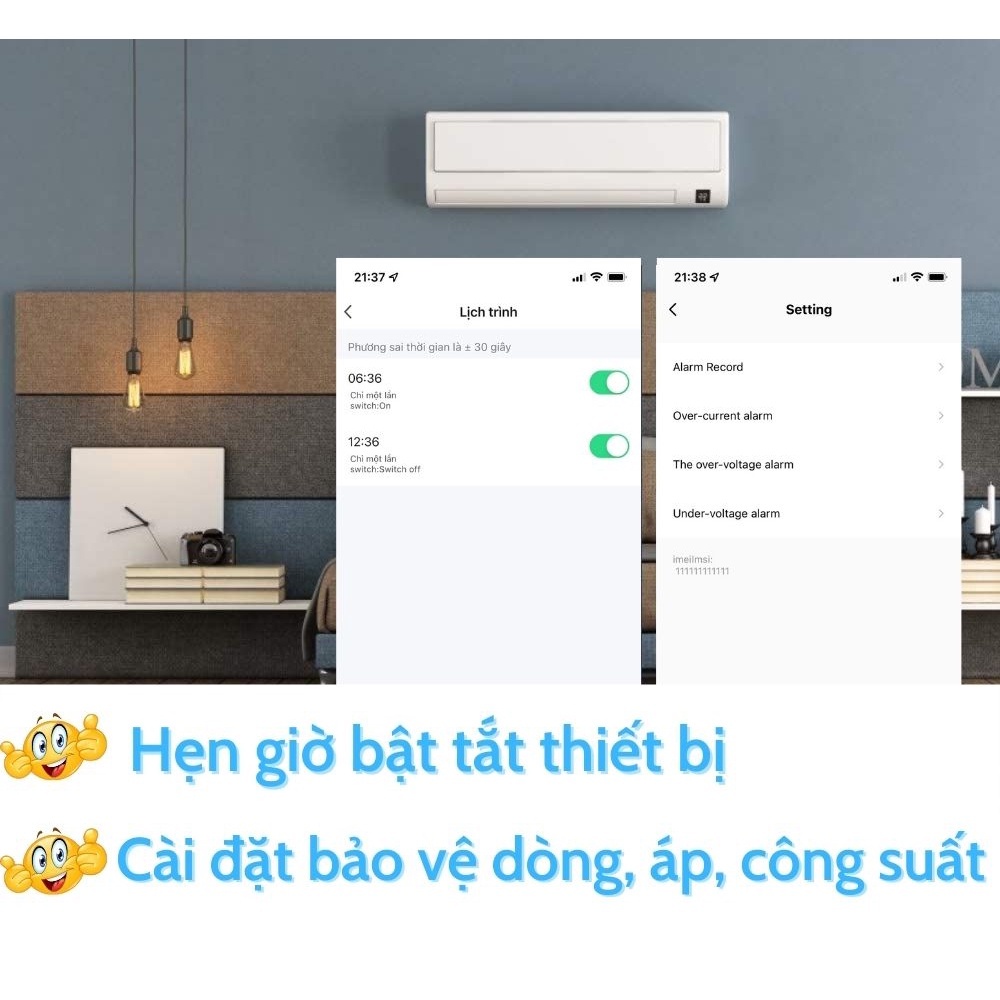 Công Tơ Điện Tử Thông Minh TUYA Wifi ZMAI 90 63A ATMS DIN RAIL đo số điện tiêu thụ cảnh báo bật tắt aptomat từ xa qua điện thoại bản quốc tế