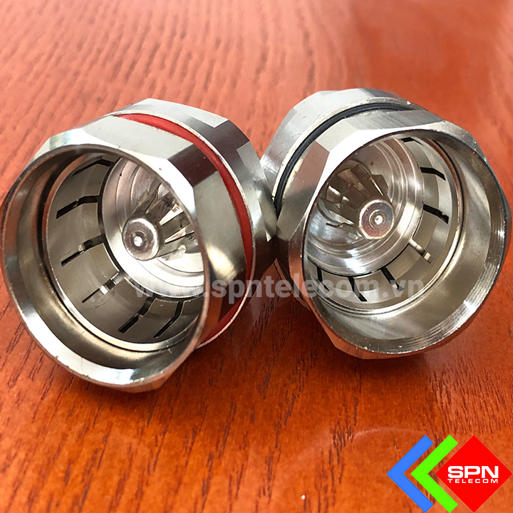 Đầu nối connector cáp feeder kích sóng điện thoại tăng sóng di động chuẩn 4.3/10 7/8 1/2 thẳng vuông N/M Male chính hãng