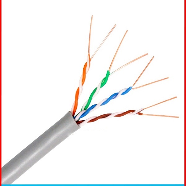 Dây cáp mạng HIKVISION 8 lõi đồng chuyên dụng cho camera giám sát modem WIFI mạng LAN bấm sẵn 2 đầu bán lẻ theo mét