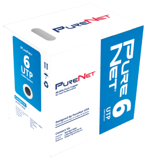 Dây cáp mạng PURENET CAT 6 U UTP LAN 10/100/1000 Base-T Gigabit Ethernet chuyên dụng lắp camera giám sát  máy chủ server điện nhẹ ME phòng game cao cấp