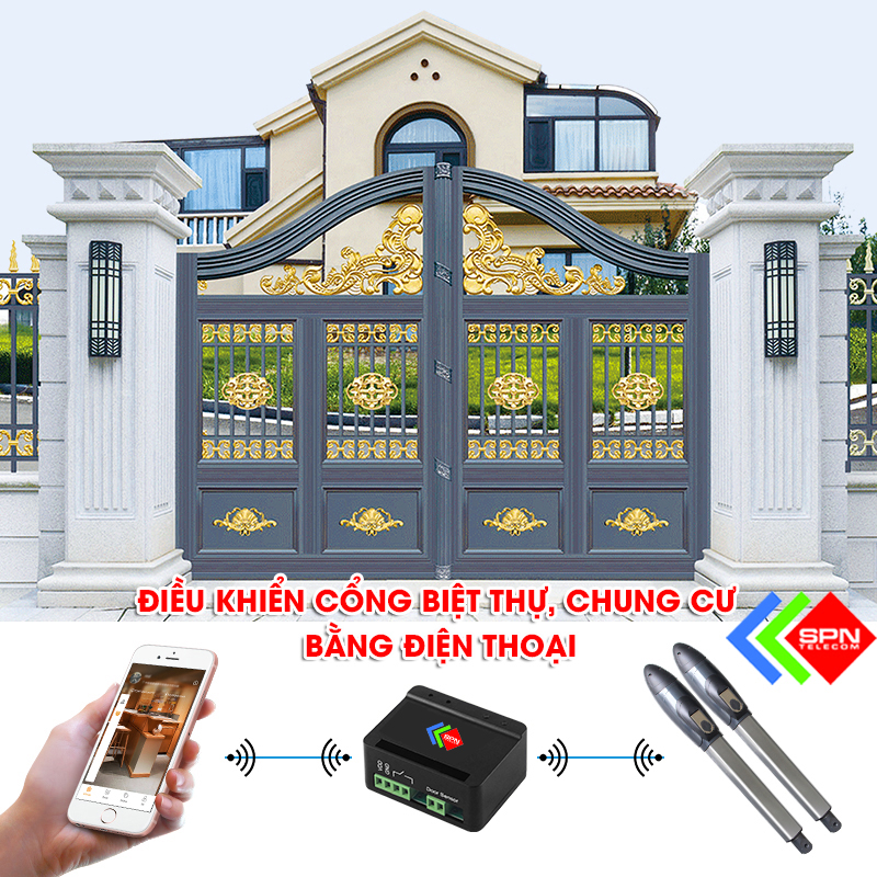 Điều Khiển Đóng Mở Cửa Cuốn Bằng Điện Thoại Thông Minh