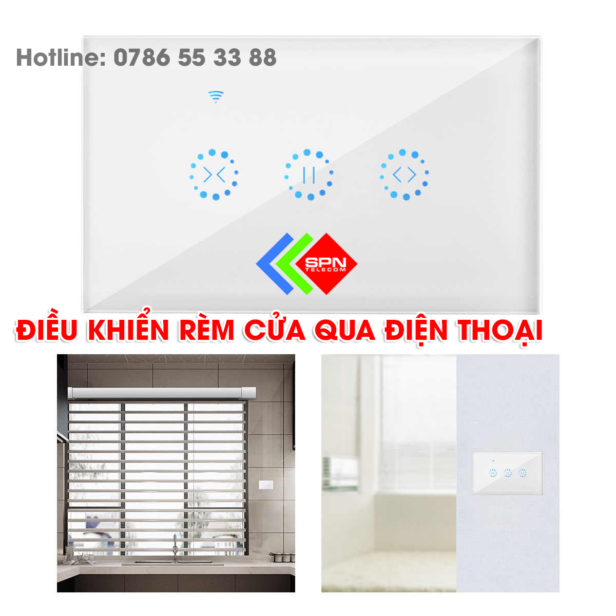 Điều Khiển Đóng Mở Cửa Cuốn Bằng Điện Thoại Thông Minh