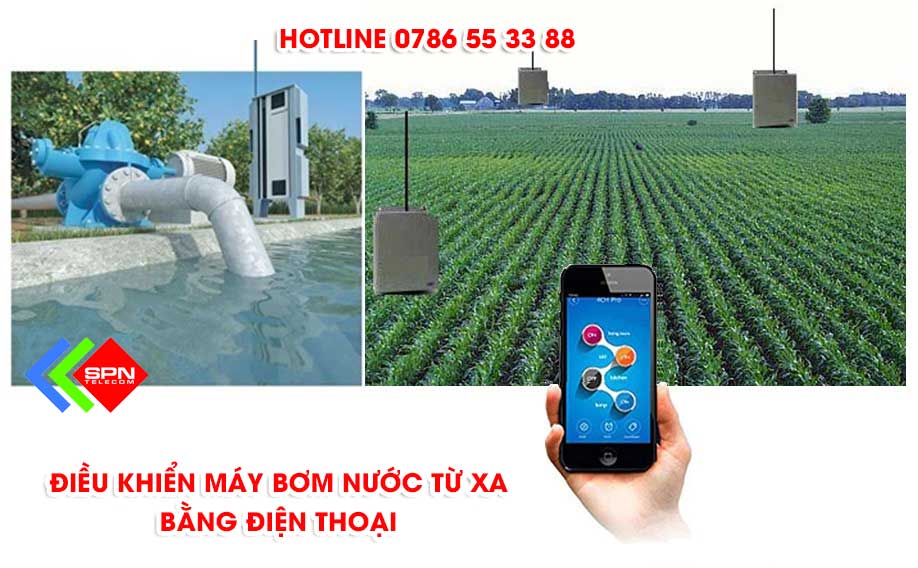 Điều Khiển Máy Bơm Nước Từ Xa Bằng Điện Thoại
