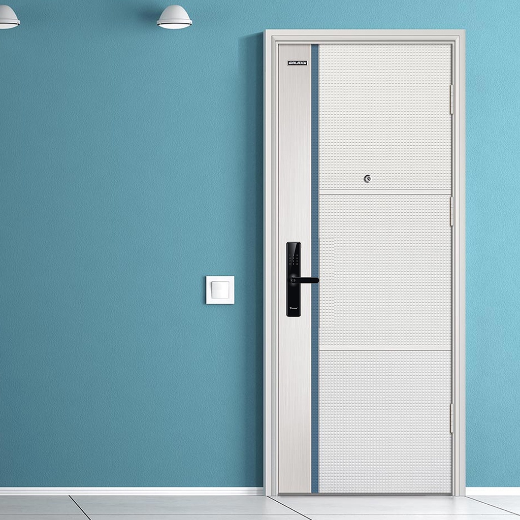 Khóa điện tử vân tay thông minh wifi VCONNEX dành cho cửa gỗ có tiếng Việt điều khiển đóng mở theo dõi cảnh báo từ xa qua điện thoại