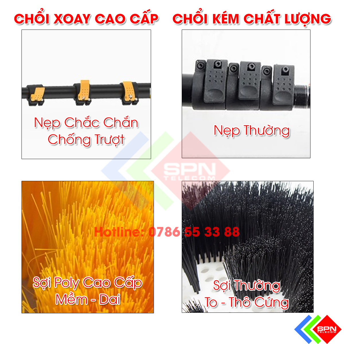 Chổi Rửa Pin Mặt Trời Cao Cấp Thiết Kế Mới Nhất 2021