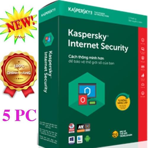 PHẦN MỀM BẢO MẬT MÁY TÍNH KASPERSKY INTERNET SECURITY 5PC - HÃNG PHÂN PHỐI CHÍNH THỨC