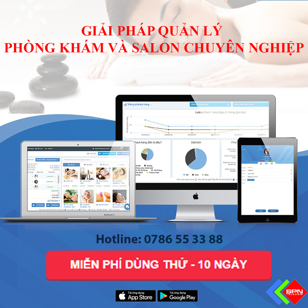 Giải pháp quản lý phòng khám và salon chuyên nghiệp