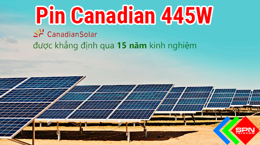 Pin CANADIAN 445 W 450 W HiKu MONO CS3W Model Mới Nhất 2020
