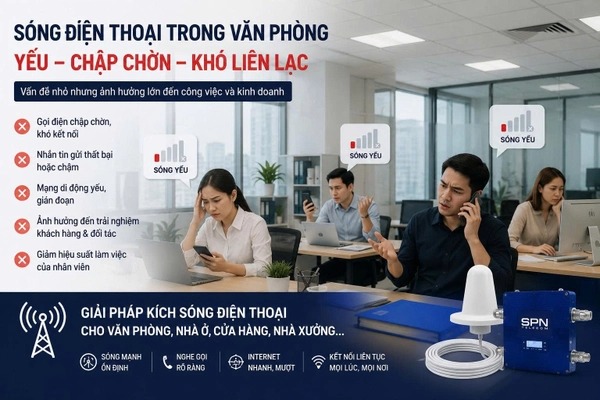 Bộ Kích Sóng Điện Thoại Di Động Hiệu Quả Cao Cho Quy Mô Vừa và Nhỏ