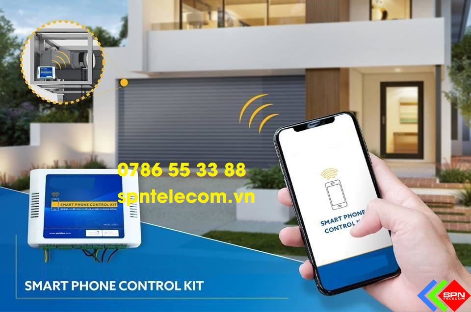 Điều Khiển Đóng Mở Cửa Cuốn Bằng Điện Thoại Thông Minh