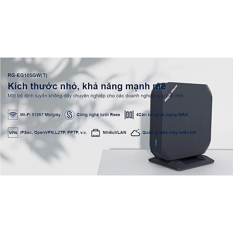 Thiết bị modem phát Wifi marketing chuyên dụng RUIJIE RG-EG 105 GW T đa truy cập internet đông người lên tới 150 user tốc độ cao