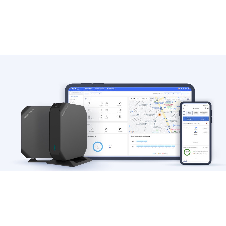 Thiết bị modem phát Wifi marketing chuyên dụng RUIJIE RG-EG 105 GW T đa truy cập internet đông người lên tới 150 user tốc độ cao