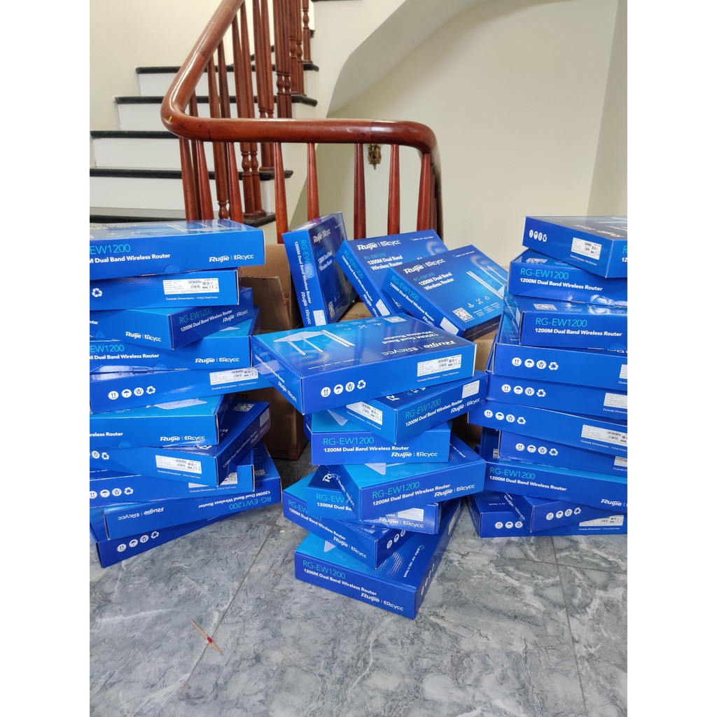 Thiết bị modem wifi mesh RUIJIE RG-EW1200 tốc độ cao Gigabit phát livestream chơi game truy cập internet lên tới 20 người