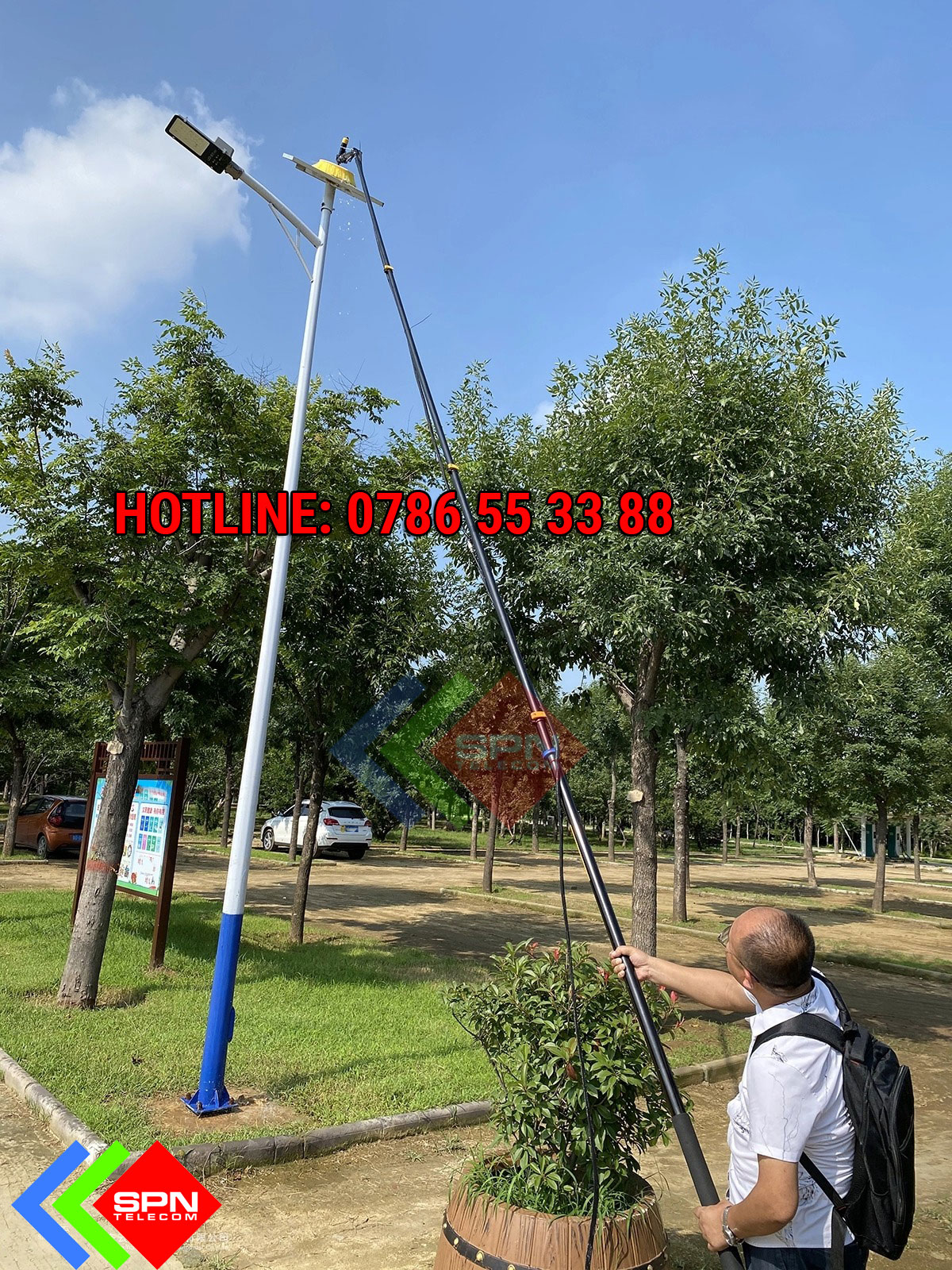 Chổi Rửa Pin Mặt Trời Cao Cấp Thiết Kế Mới Nhất 2021