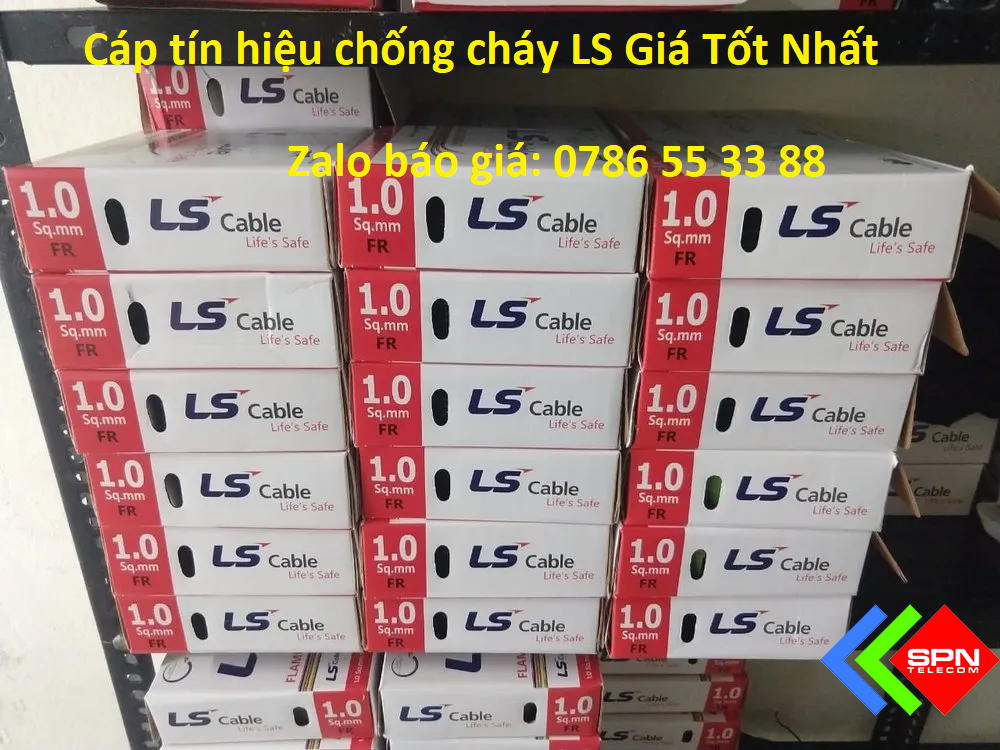 Cáp chống cháy LS giá tốt nhất chính hãng chống nhiễu chuyên dùng truyền tín hiệu báo cháy điều khiển các công trình điện nhẹ thầu thi công xây dựng