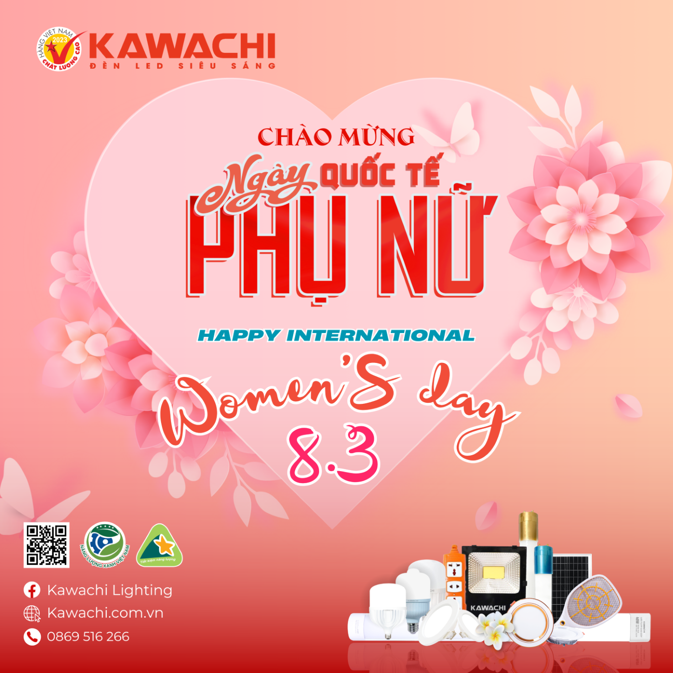 CHÚC MỪNG NGÀY QUỐC TẾ PHỤ NỮ 08/03