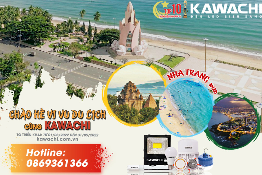 CHÀO HÈ VIVU DU LỊCH NHA TRANG CÙNG KAWACHI