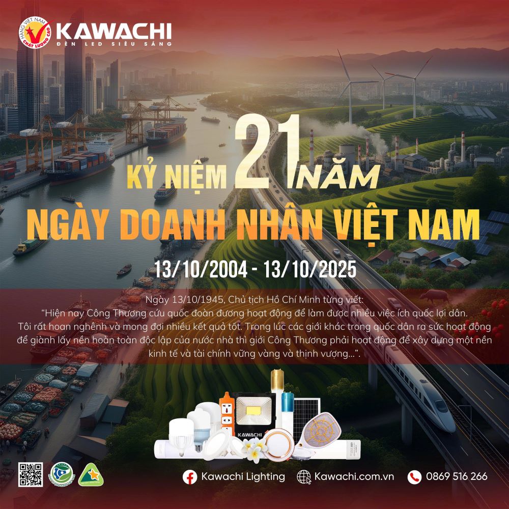 KỶ NIỆM 21 NĂM NGÀY DOANH NHÂN VIỆT NAM (13/10/2004 - 13/10/2025)