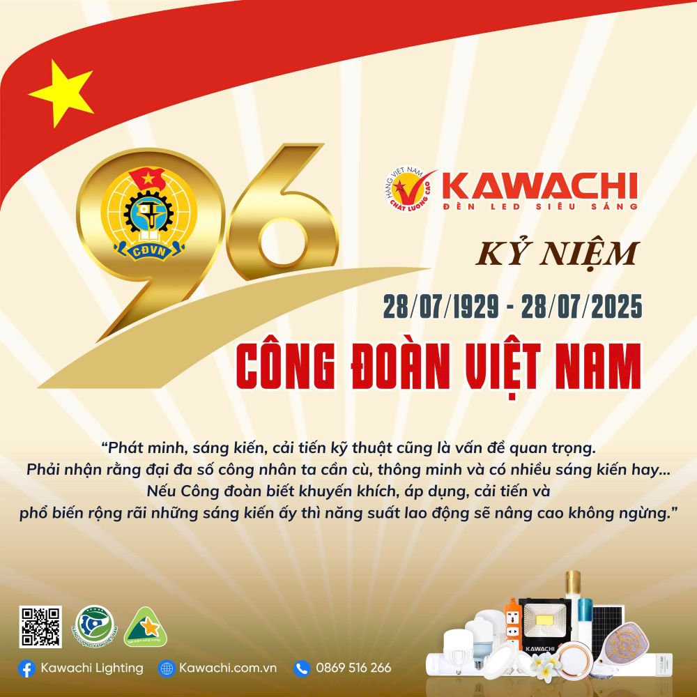KỶ NIỆM 96 NĂM NGÀY THÀNH LẬP CÔNG ĐOÀN VIỆT NAM (28/07/1929 - 28/07/2025)