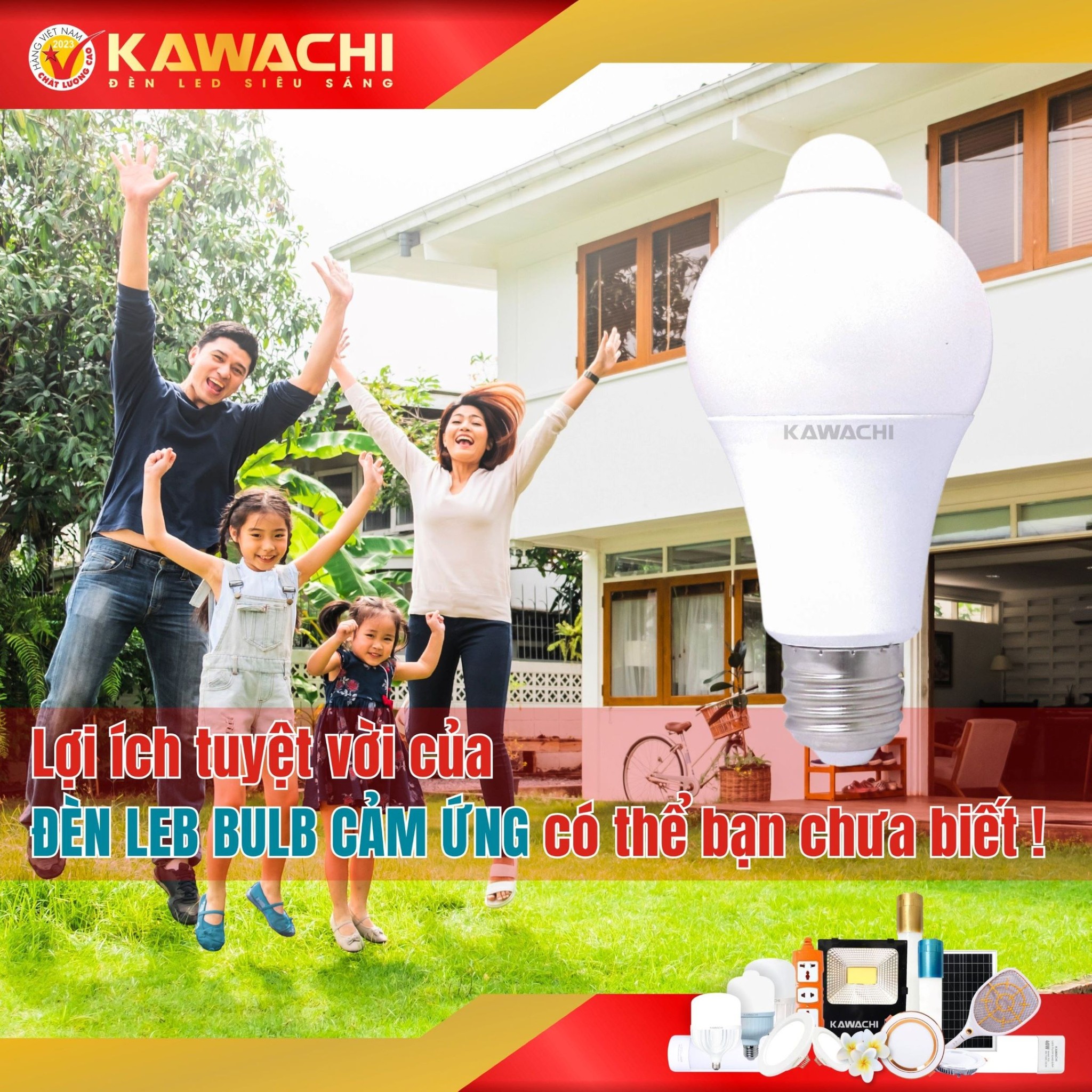 LỢI ÍCH TUYỆT VỜI CỦA ĐÈN LED BULB CẢM ỨNG CÓ THỂ BẠN CHƯA BIẾT