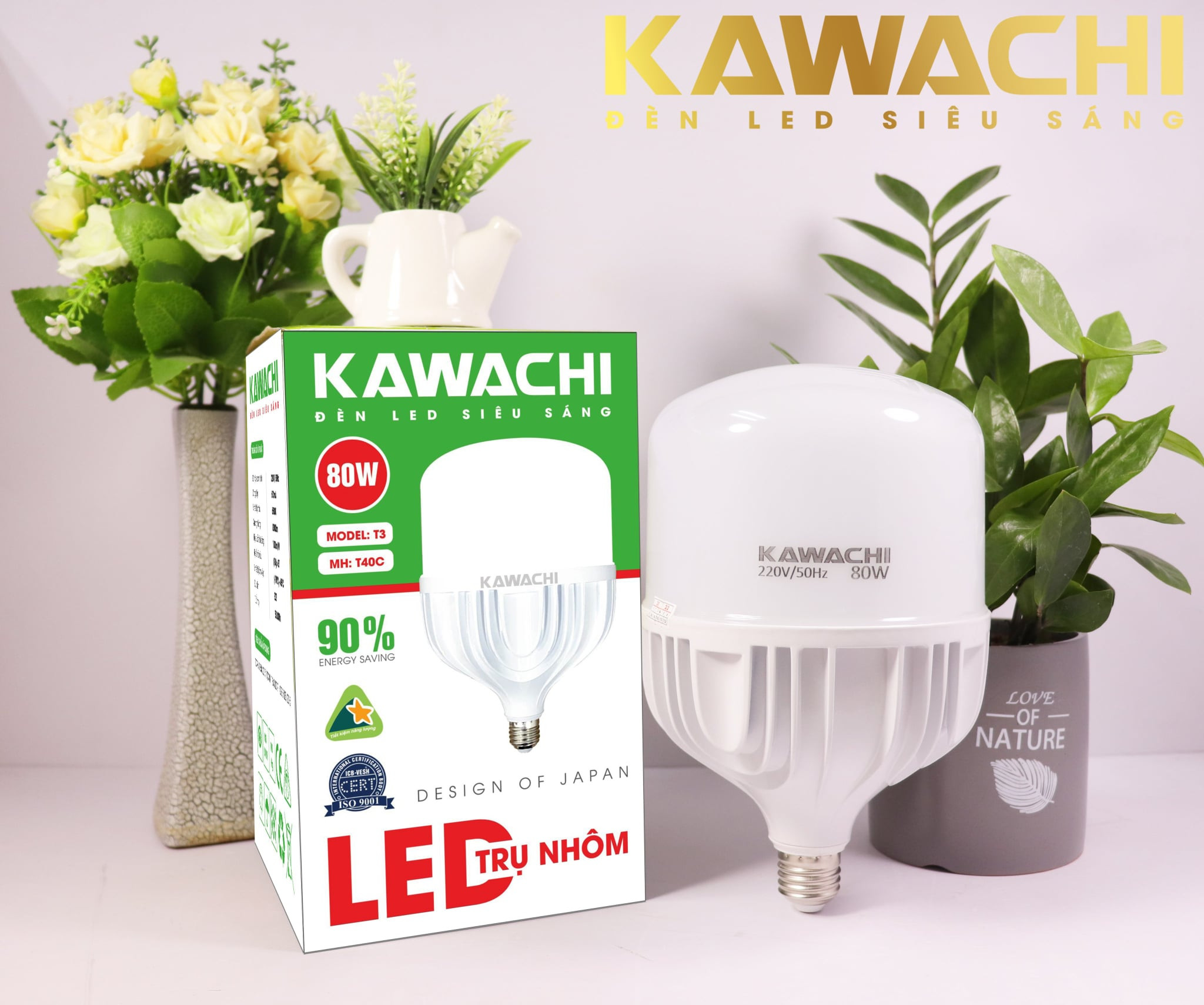 HƯỚNG DẪN SỬ DỤNG VÀ BẢO QUẢN ĐÈN LED TRỤ NHÔM KAWACHI