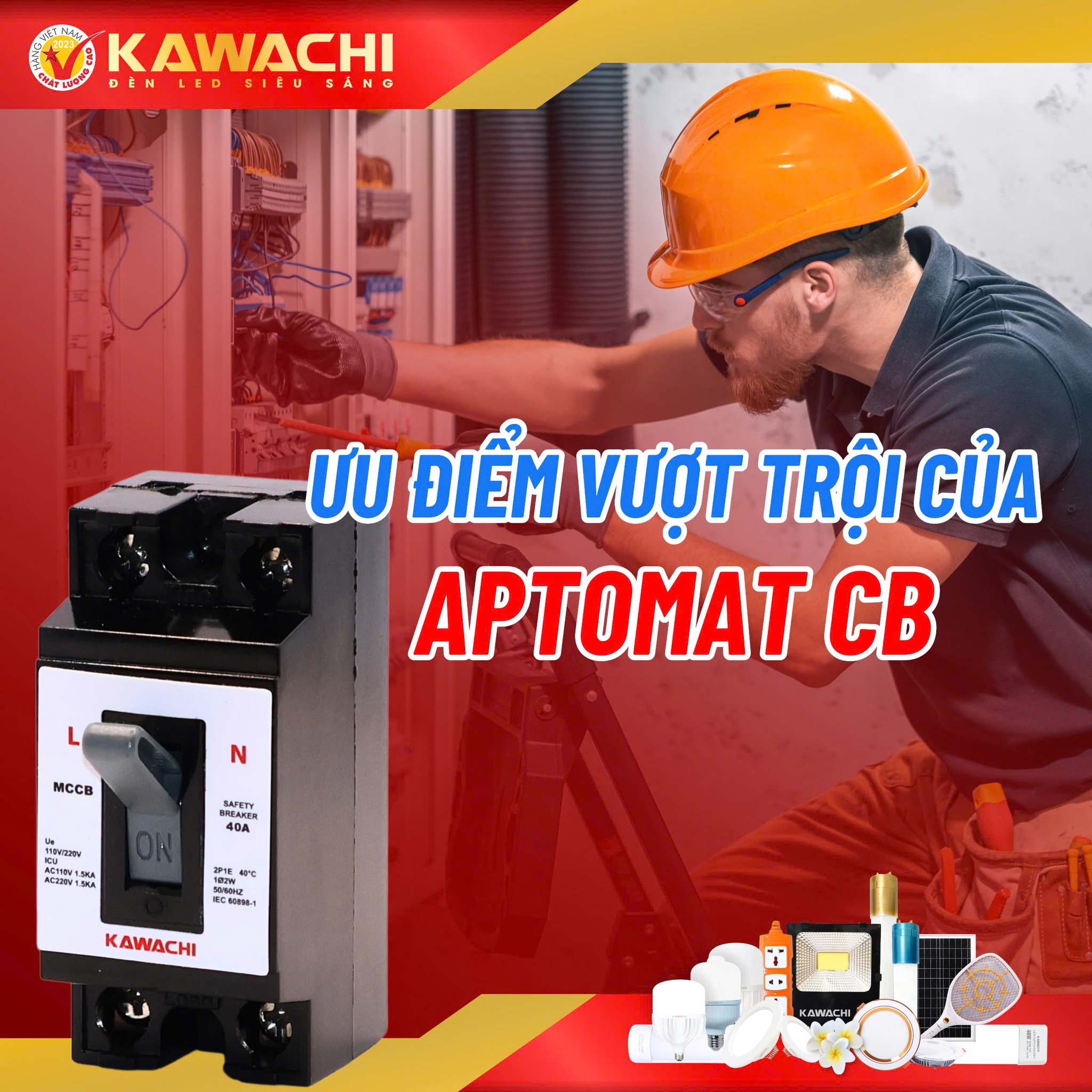 ƯU ĐIỂM VƯỢT TRỘI CỦA APTOMAT CB