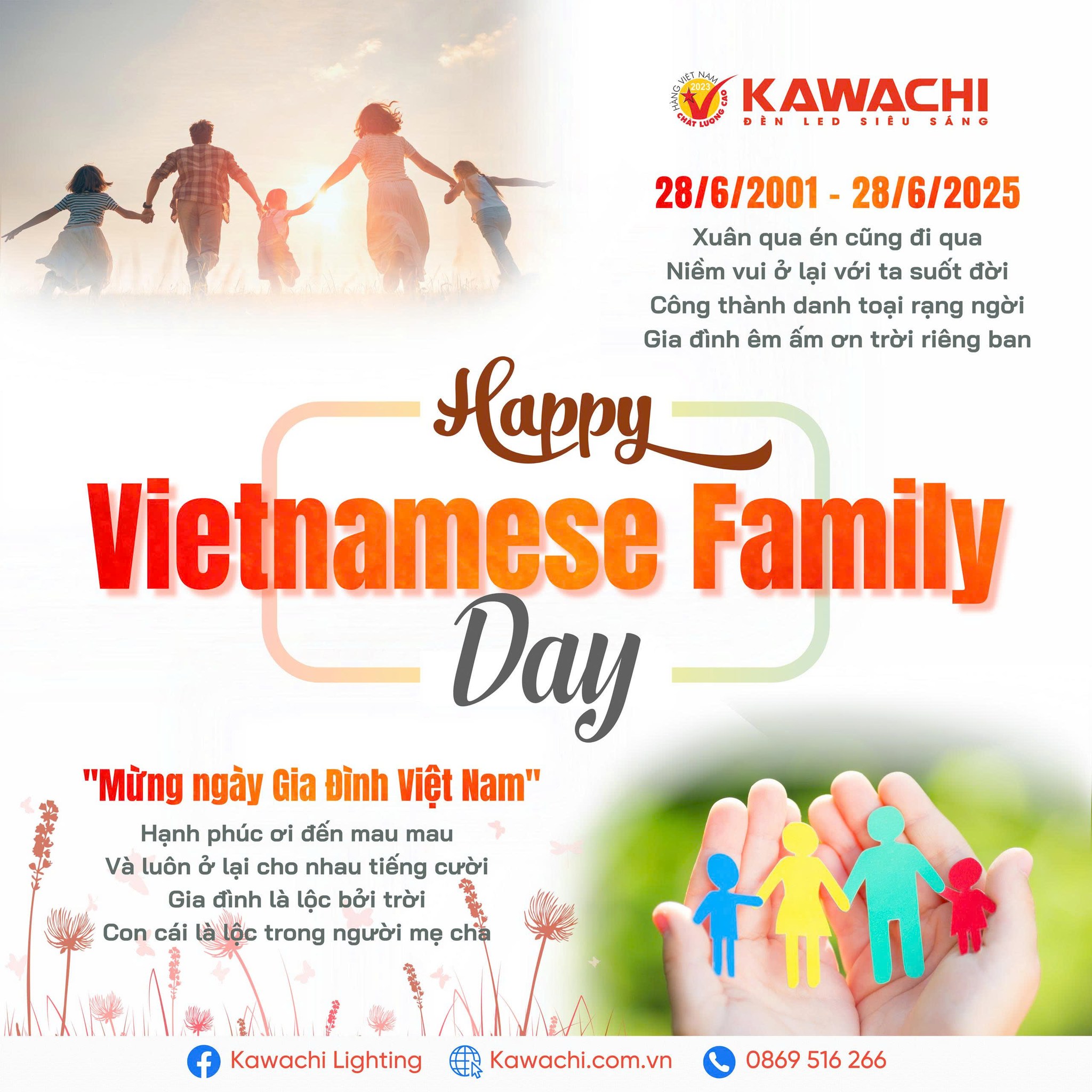 CHÚC MỪNG NGÀY GIA ĐÌNH VIỆT NAM 28/06/2025