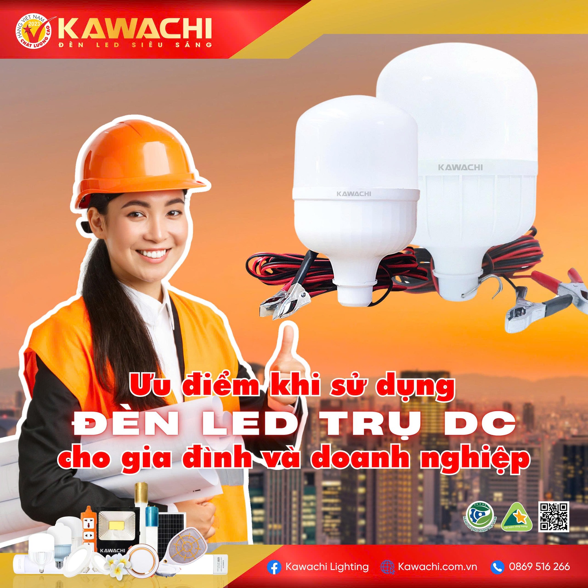 ƯU ĐIỂM KHI SỬ DỤNG ĐÈN LED TRỤ DC CHO GIA ĐÌNH VÀ DOANH NGHIỆP