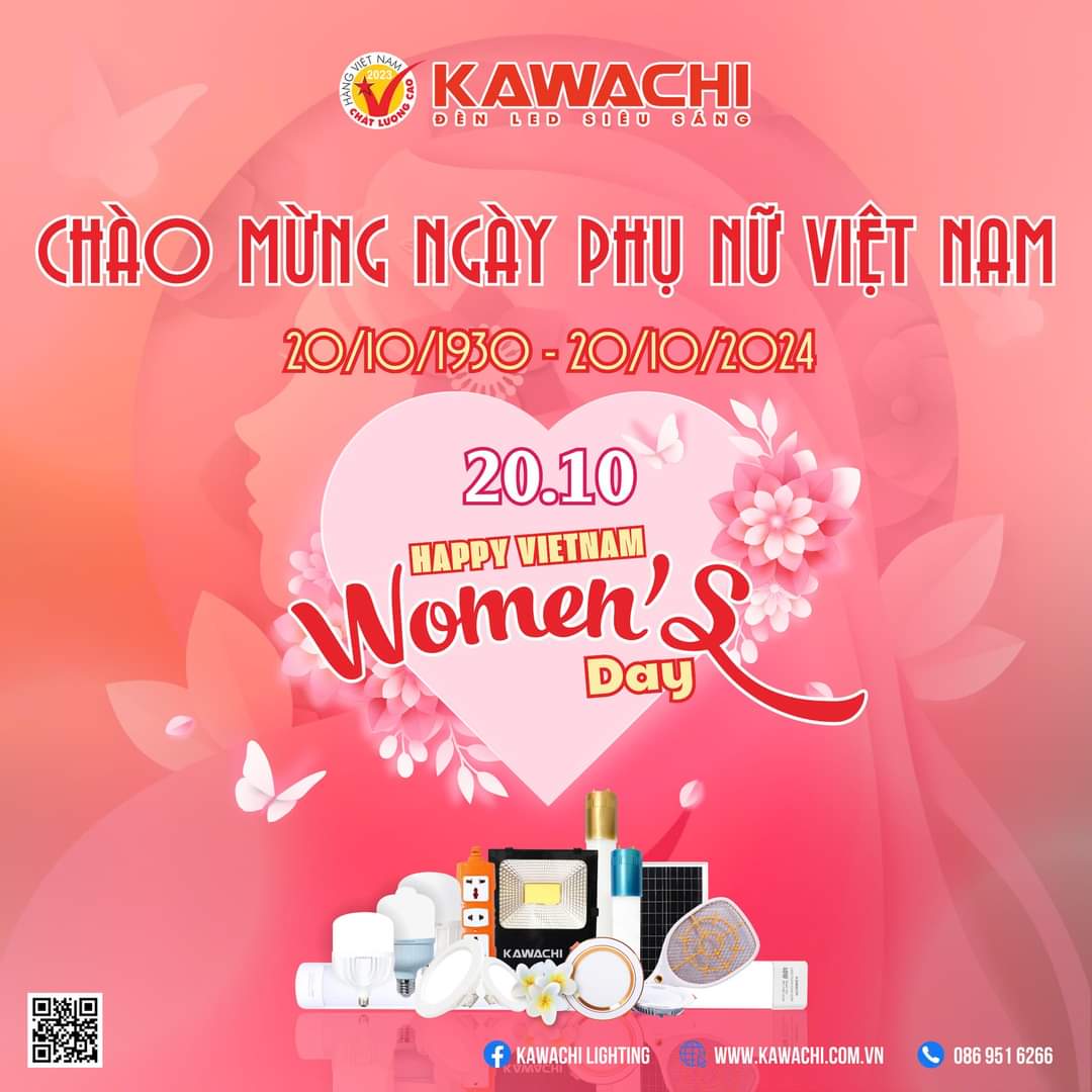 CHÀO MỪNG NGÀY PHỤ NỮ VIỆT NAM (20/10/1930 - 20/10/2024)