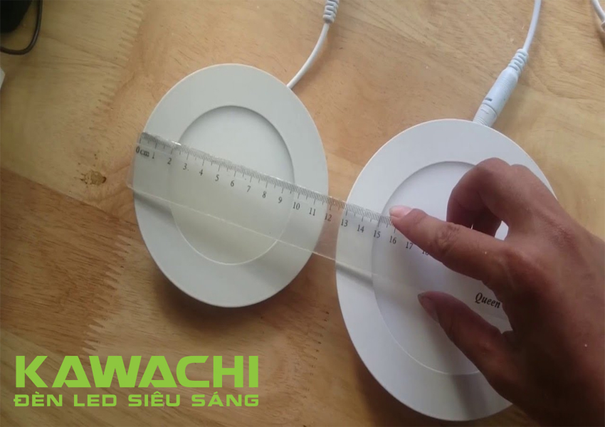 Kích thước đèn LED downlight âm trần phổ biến