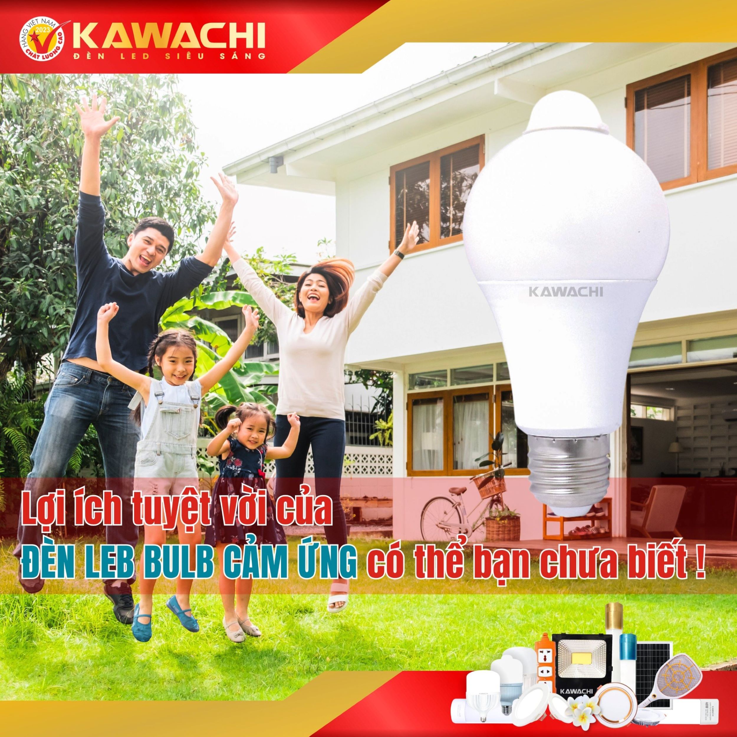 LỢI ÍCH TUYỆT VỜI CỦA ĐÈN LED BULB CẢM ỨNG CÓ THỂ BẠN CHƯA BIẾT