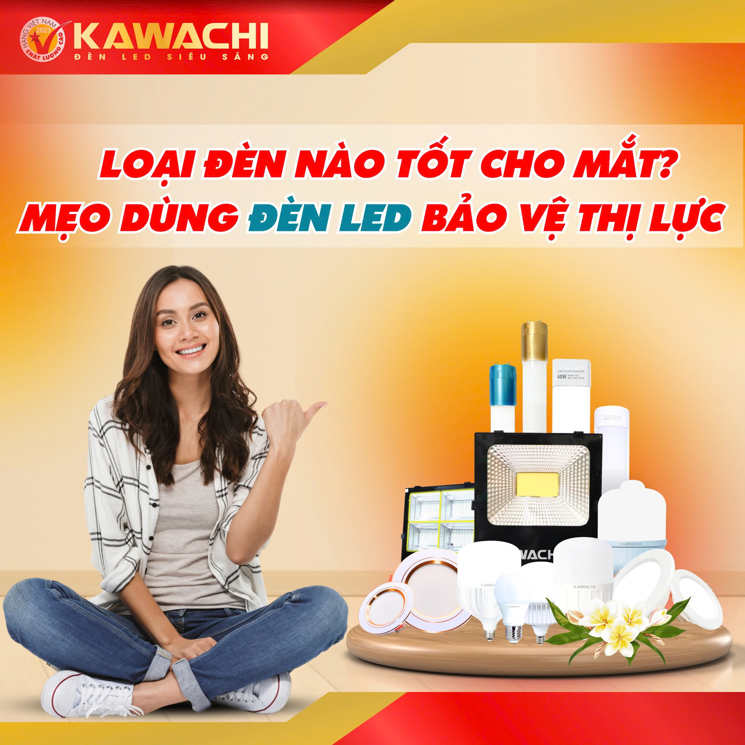 LOẠI ĐÈN NÀO TỐT CHO MẮT? MẸO DÙNG ĐÈN LED BẢO VỆ THỊ LỰC