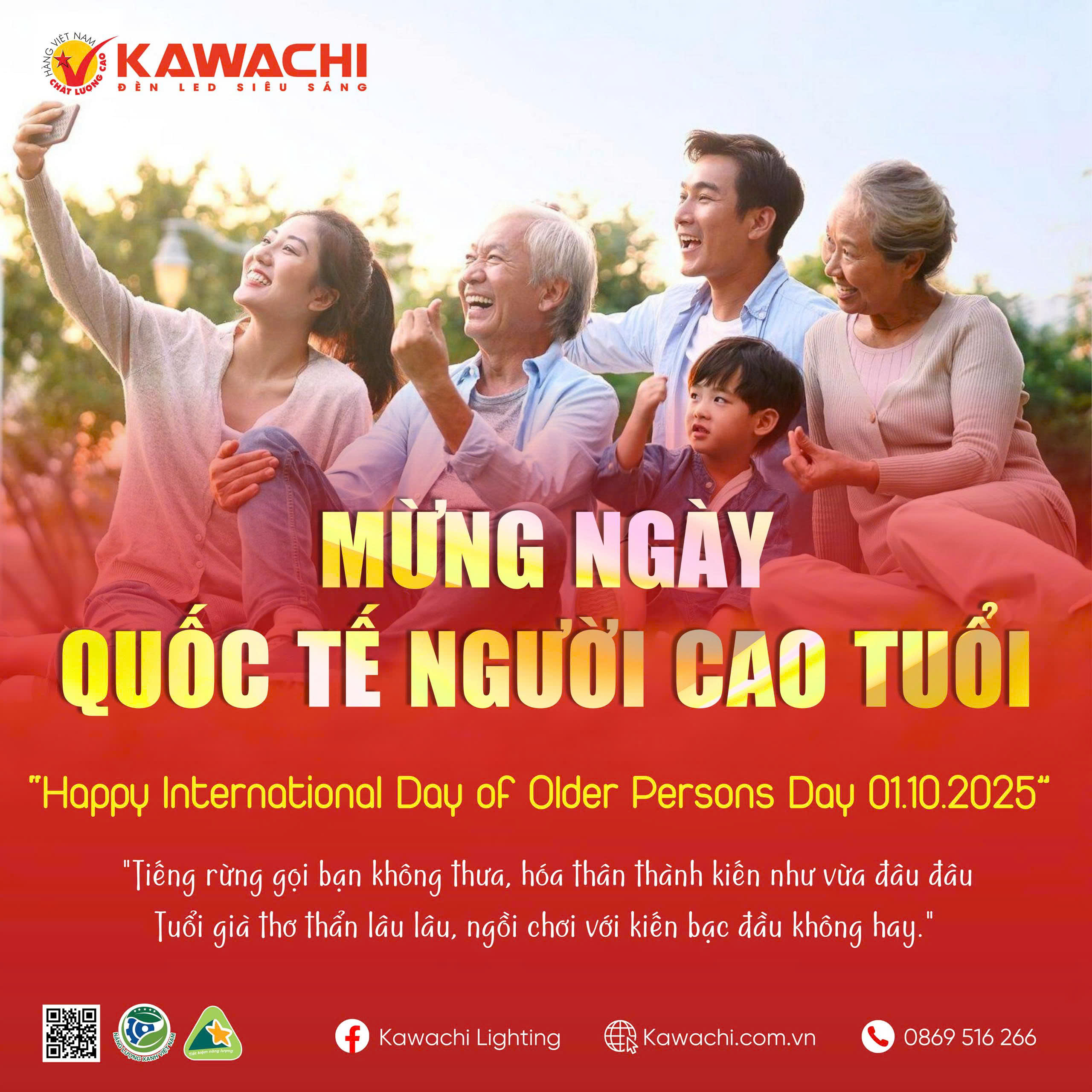 CHÀO MỪNG NGÀY QUỐC TẾ NGƯỜI CAO TUỔI 01/10/2025