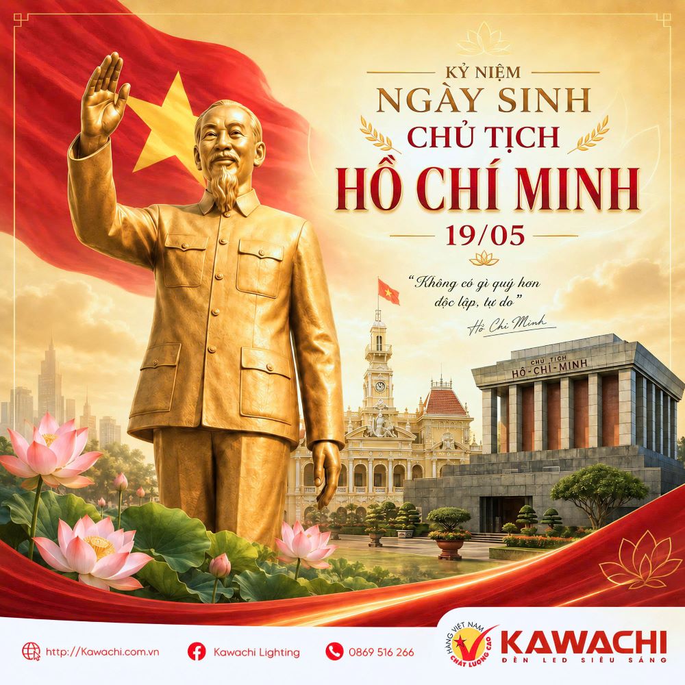 KỶ NIỆM 136 NĂM NGÀY SINH CHỦ TỊCH HỒ CHÍ MINH (19/05/1890 – 19/05/2026)