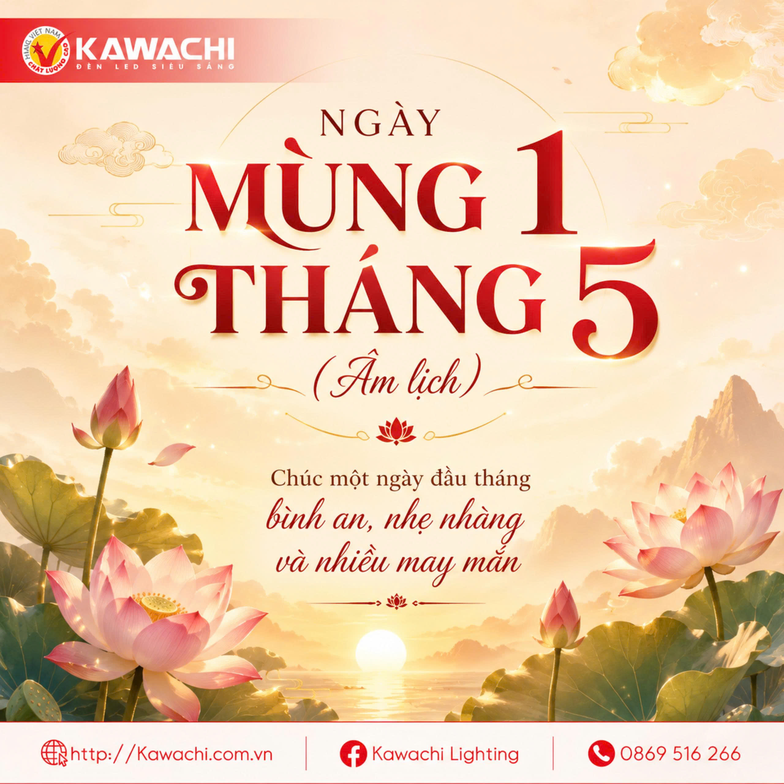 MÙNG 1 THÁNG 5 ÂM LỊCH