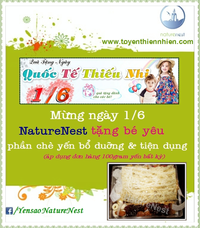 Mừng Quốc Tế Thiếu Nhi 1/6 - Quà tặng dành cho bé yêu!