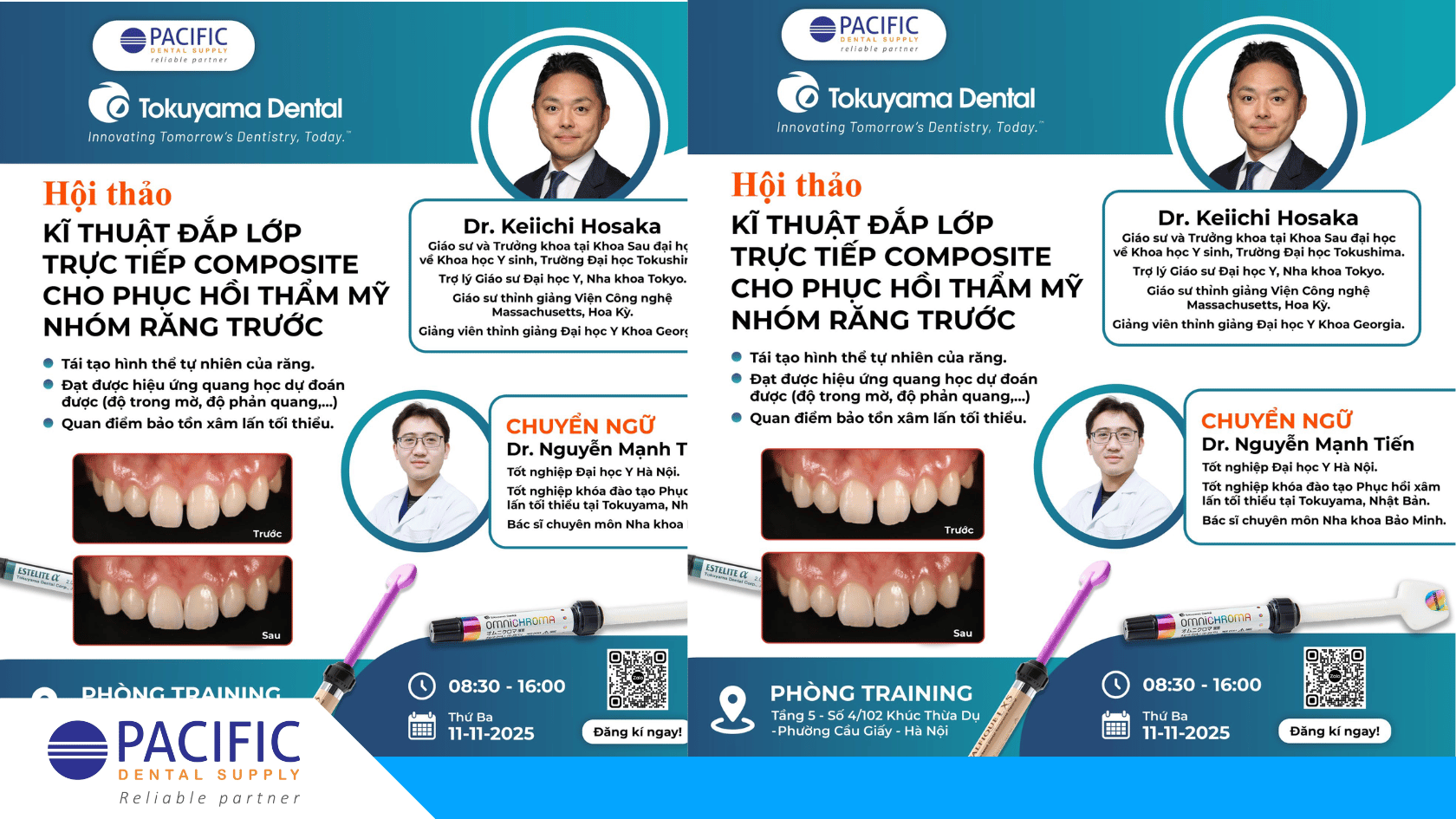Giới Thiệu Bác Sĩ Nguyễn Mạnh Tiến - Chuyển Ngữ Hội Thảo "Kỹ Thuật Đắp Lớp Trực Tiếp Composite Cho Phục Hồi Thẩm Mỹ Nhóm Răng Trước