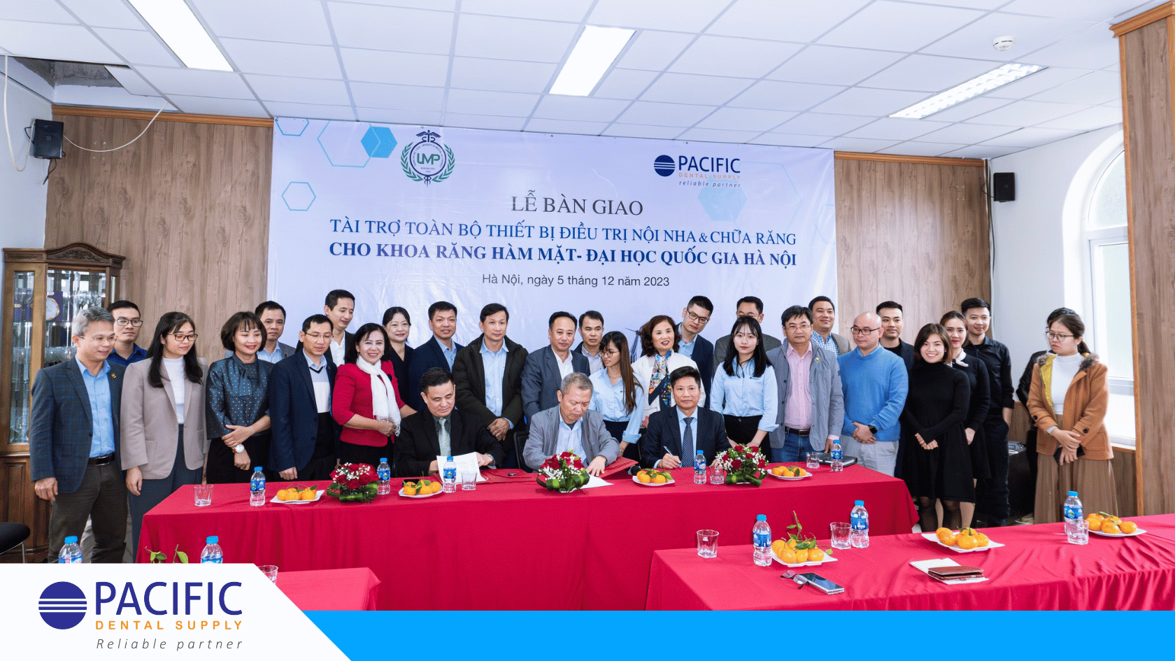 Lễ Bàn Giao Thiết Bị Điều Trị Nội Nha & Chữa Răng Đến Khoa Răng Hàm Mặt - Đại Học Quốc Gia Hà Nội