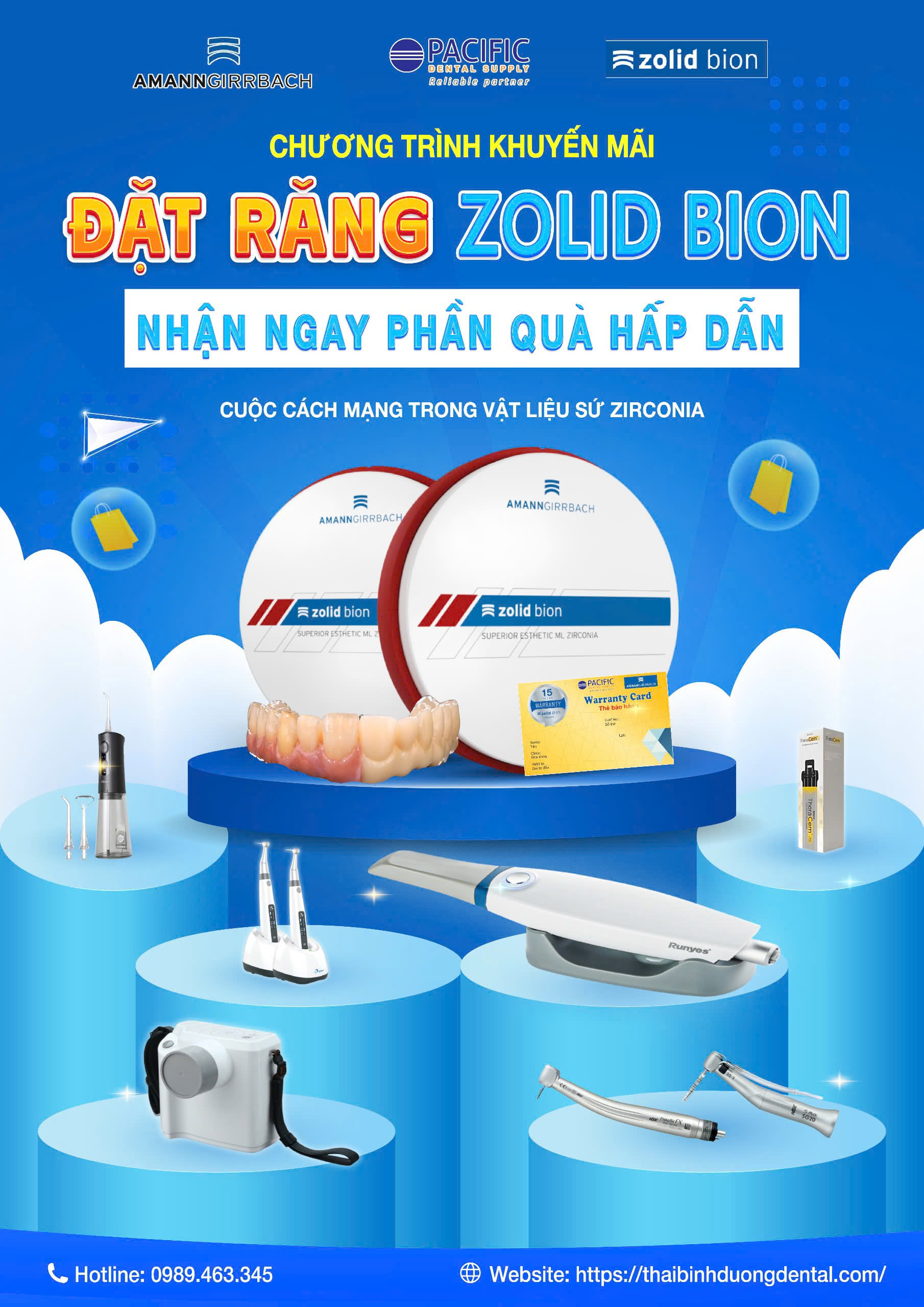 CHƯƠNG TRÌNH KHUYẾN MÃI: ĐẶT RĂNG ZOLID BION – ĐỔI NGAY QUÀ TẶNG THIẾT BỊ NHA KHOA CAO CẤP!