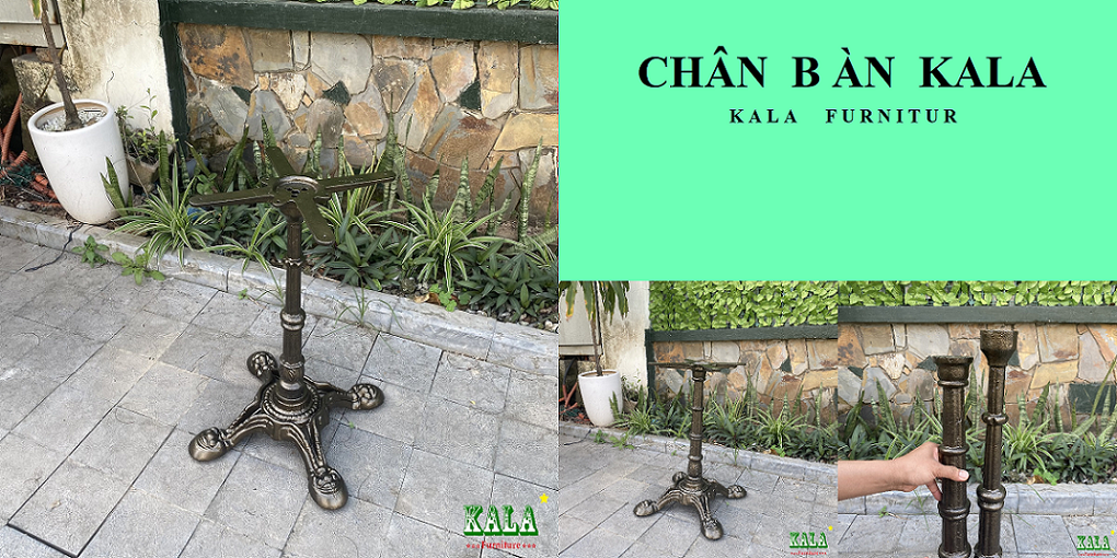 Phân biệt 2 loại thân gang của chân bàn gang đúc toàn bộ