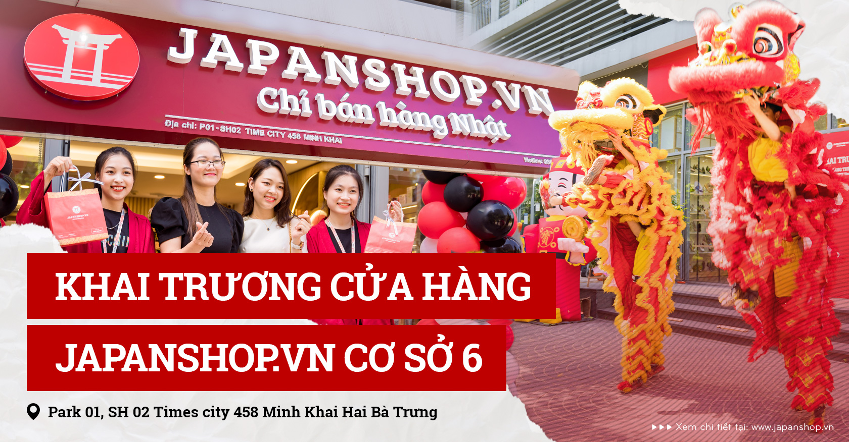 JAPANSHOP.VN Times City - Toàn cảnh khai trương
