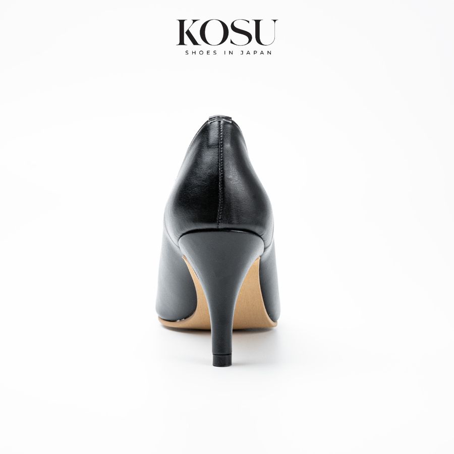 Giày da mũi nhọn 7cm Scarpin Kosu 2018 Giày Kosu - Made in Japan