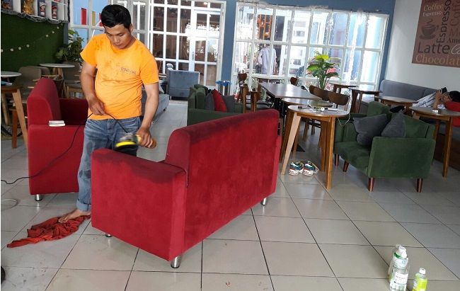 cơ sở giặt ghế sofa uy tín giá rẻ tại quận tây hồ hà nội