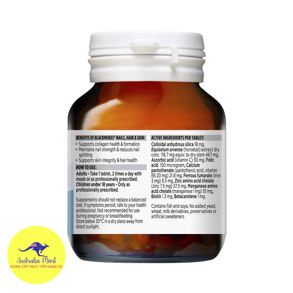Blackmores Hair Nail Skin - TPCN làm đẹp hiệu quả, an toàn | Australia Mart Blackmores Hair Nail Skin - TPCN làm đẹp hiệu quả, an toàn | Australia Mart