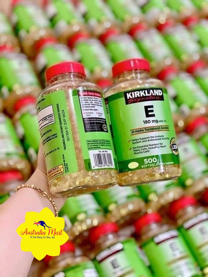 Kirkland E 180 mg 400 IU Cam kết chất lượng Australia Mart