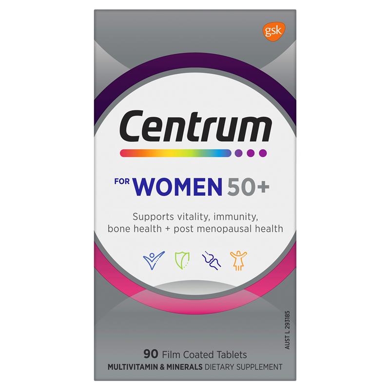 Viên uống bổ sung vitamin và khoáng chất cho nữ giới - Centrum Women 50+