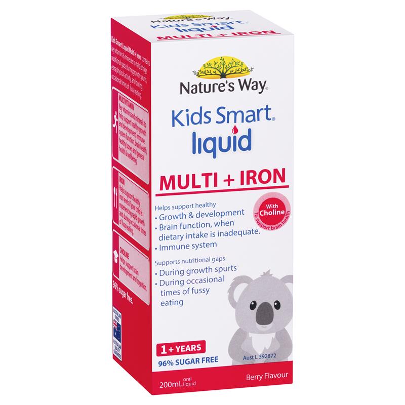 Nature's Way Kids Smart Multi Iron Liquid