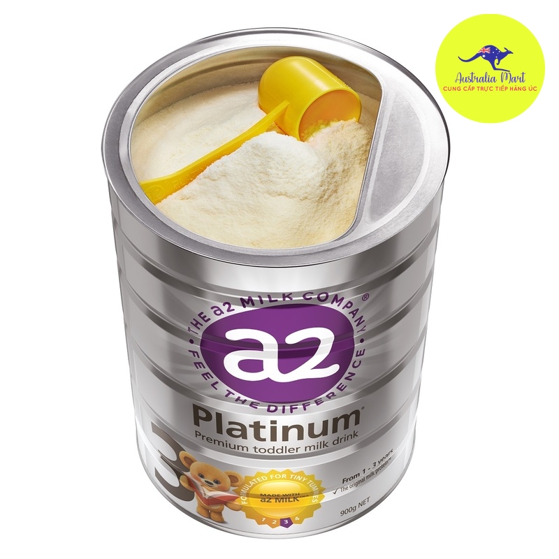 Sữa bột A2 Platinum số 3 xách tay Úc - 900g