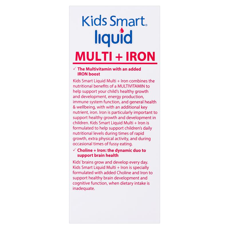 Nature's Way Kids Smart Multi Iron Liquid